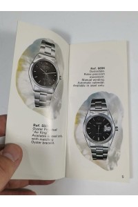 80s Rolex Oyster Βιβλιαράκι Κατάλογος Ρολογιών