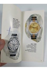 80s Rolex Oyster Βιβλιαράκι Κατάλογος Ρολογιών