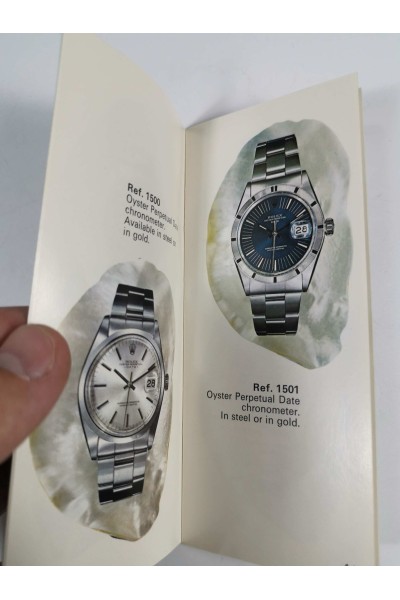 80s Rolex Oyster Βιβλιαράκι Κατάλογος Ρολογιών