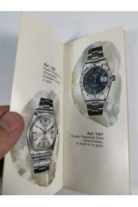 80s Rolex Oyster Βιβλιαράκι Κατάλογος Ρολογιών