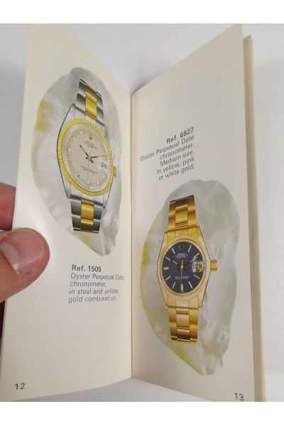 80s Rolex Oyster Βιβλιαράκι Κατάλογος Ρολογιών