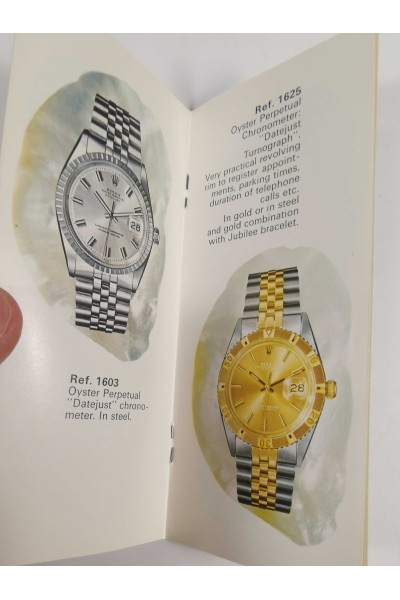 80s Rolex Oyster Βιβλιαράκι Κατάλογος Ρολογιών