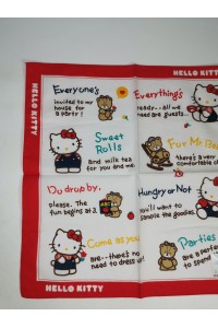 Hello Kitty Μαντήλι με Ιστορία της Sanrio 80s