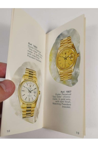 80s Rolex Oyster Βιβλιαράκι Κατάλογος Ρολογιών