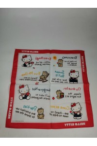 Hello Kitty Μαντήλι με Ιστορία της Sanrio 80s