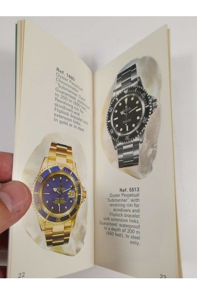 80s Rolex Oyster Βιβλιαράκι Κατάλογος Ρολογιών