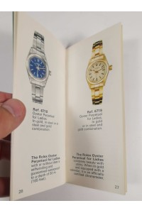 80s Rolex Oyster Βιβλιαράκι Κατάλογος Ρολογιών