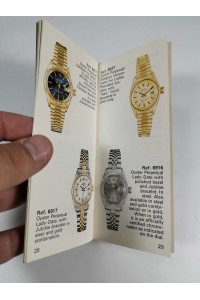 80s Rolex Oyster Βιβλιαράκι Κατάλογος Ρολογιών