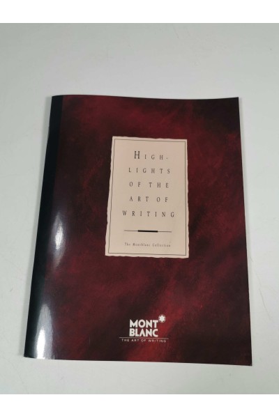 Mont Blanc Βιβλιαράκι Κατάλογος Συλλογής με Πέννες και Στυλό του 90'