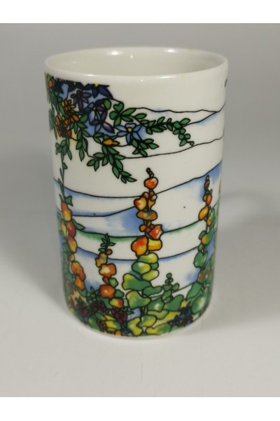 Φλοράλ Κούπα Τύπου Tiffany by Helen Sandiford και την Dunoon Stoneware