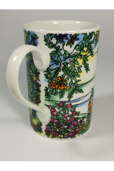 Φλοράλ Κούπα Τύπου Tiffany by Helen Sandiford και την Dunoon Stoneware