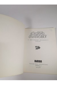 Vintage Κόμικ Corto Maltese Vol.4 A Midwinter Mornings Dream Hugo Pratt
