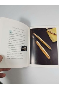 Mont Blanc Βιβλιαράκι Κατάλογος Συλλογής με Πέννες και Στυλό του 90'