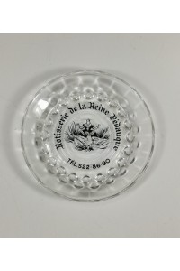 Vintage Διαφημιστικό Γυάλινο Τασάκι ROTISSERIE REINE PEDAUQUE RESTAURANT