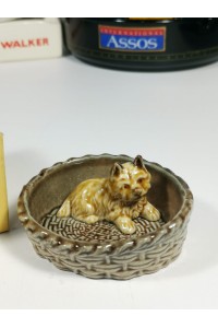 Puppy Dish No 4 Vintage Πορσελάνινη Φιγούρα της Wade