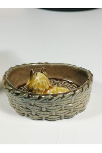 Puppy Dish No 4 Vintage Πορσελάνινη Φιγούρα της Wade