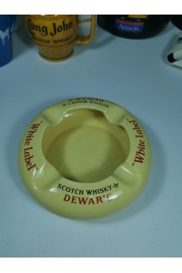 Vintage Διαφημιστικό Τασάκι από Ουίσκι White Label Dewar's