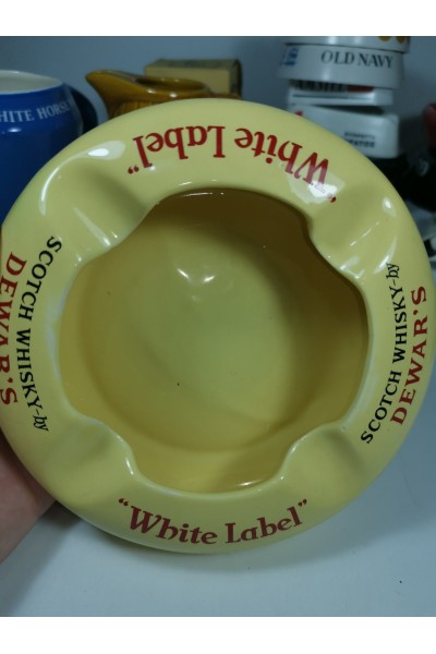 Vintage Διαφημιστικό Τασάκι από Ουίσκι White Label Dewar's
