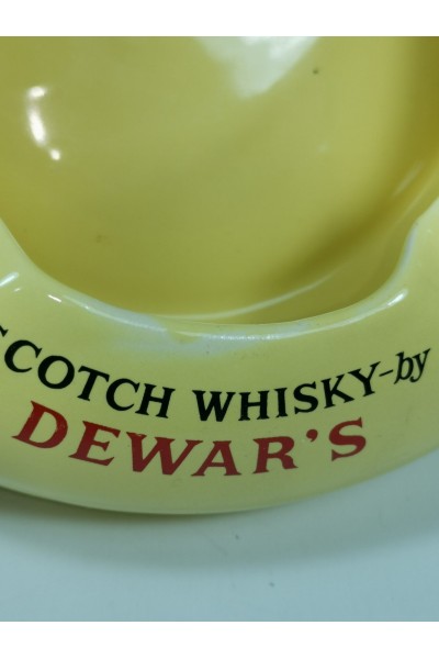 Vintage Διαφημιστικό Τασάκι από Ουίσκι White Label Dewar's