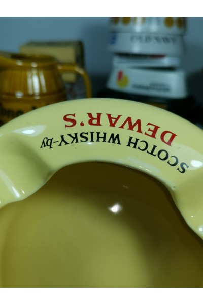 Vintage Διαφημιστικό Τασάκι από Ουίσκι White Label Dewar's