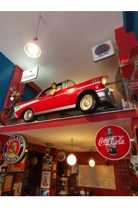 Elvis Presley Chevy 57 Life Size Statue Sign