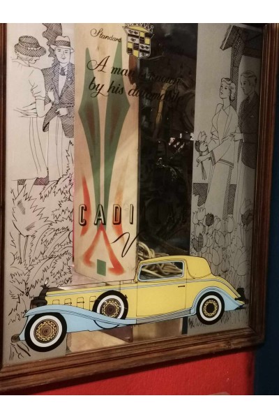 Cadillac Vintage Διαφημιστικός Καθρέφτης