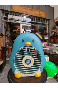 Tuxedo Sam Πλαστικός Ανεμιστήρας της Sanrio του 80' ΜΗ ΛΕΙΤΟΥΡΓΙΚΟΣ