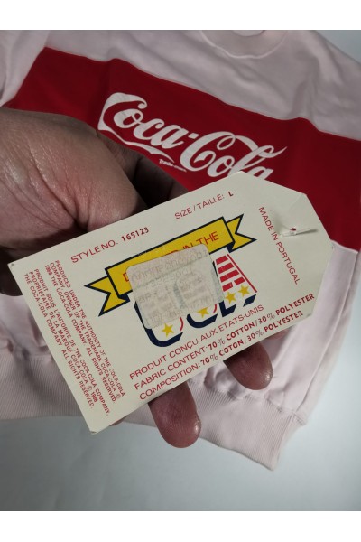 80s Coca-Cola Murjani Hoodie Set Size Large