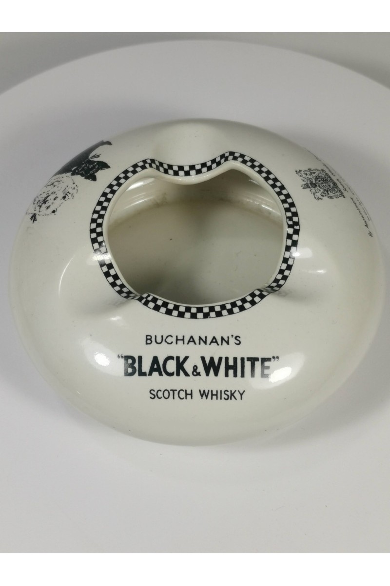 Buchanan's Black &amp White Vintage Διαφημιστικό Πορσελάνινο Τασάκι από Ουίσκι
