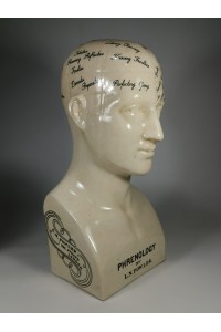Κεραμικό Κεφάλι Φρενολογίας από L.N. Fowler