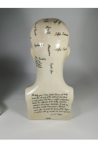 Κεραμικό Κεφάλι Φρενολογίας από L.N. Fowler