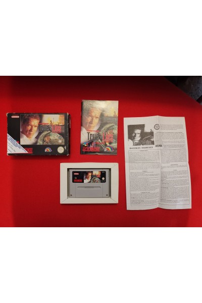 Super Nintendo Schwarzenegger TRUE LIES Pal Game με Κουτί και Manuals ITOCHU 