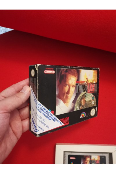 Super Nintendo Schwarzenegger TRUE LIES Pal Game με Κουτί και Manuals ITOCHU 