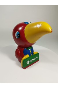 Pompa-Kun Hitachi Πουλί Μασκότ Κουμπαράς