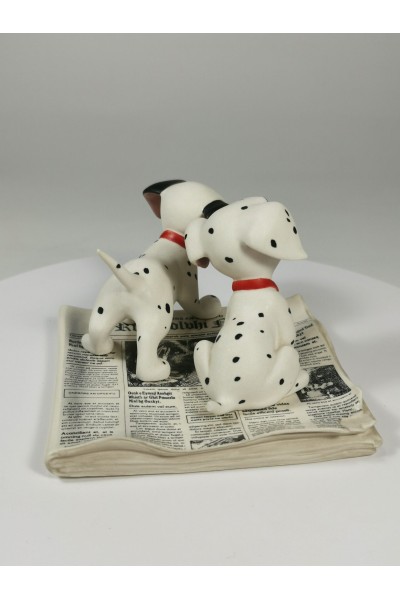 Πορσελάνινη Φιγούρα της Disney 101 Dalmatians Go get him,Thunder! της WDCC