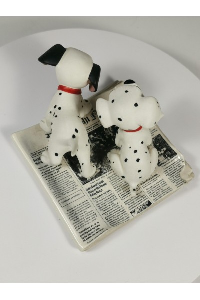 Πορσελάνινη Φιγούρα της Disney 101 Dalmatians Go get him,Thunder! της WDCC