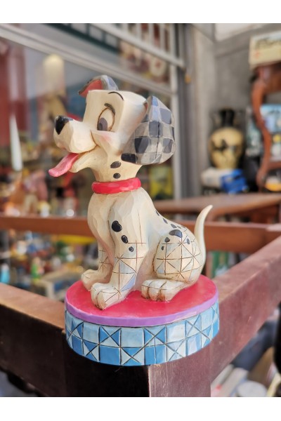 Φιγούρα Ρητίνης Walt Disney Showcase Collection Design Jim Shore 101 Dalmatians HAPPY GO LUCKY