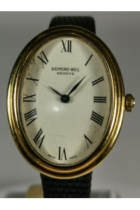 Raymond Weil Geneve 80s Γυναίκειο Ρολόι Χεριού 18K Gold Electroplated
