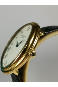 Raymond Weil Geneve 80s Γυναίκειο Ρολόι Χεριού 18K Gold Electroplated