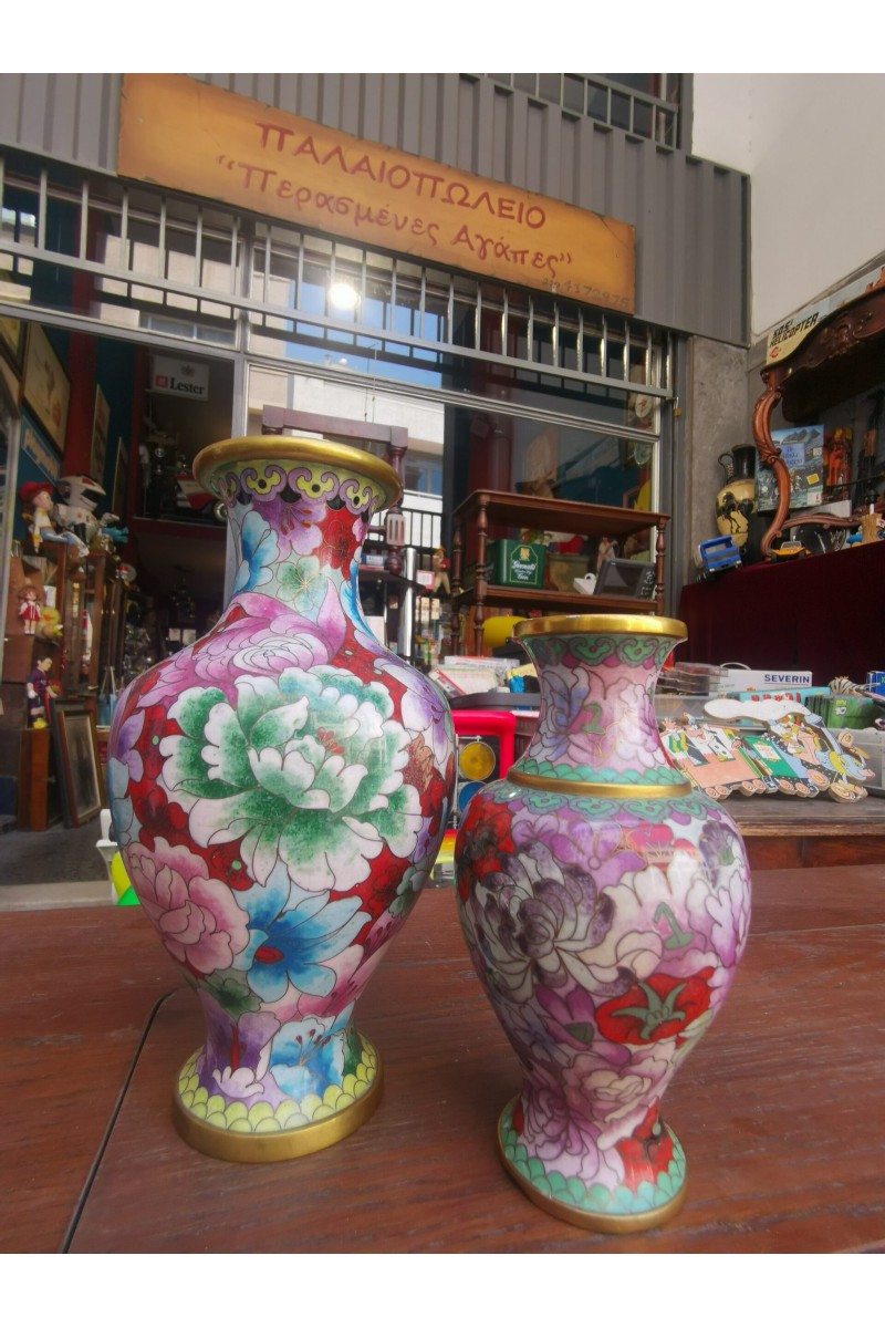 Vintage Βάζα Cloisonne