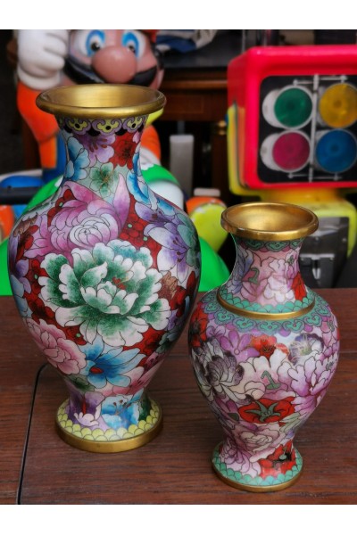 Vintage Βάζα Cloisonne