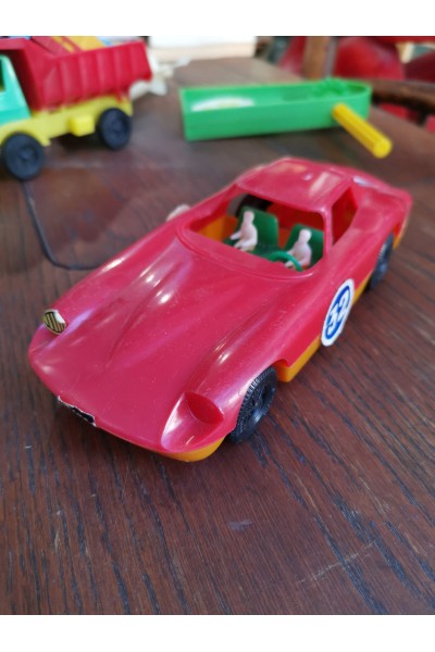 Ελληνικό Πλαστικό Παιχνίδι Αμάξι FERRARI της POLISTIL PLASTIC