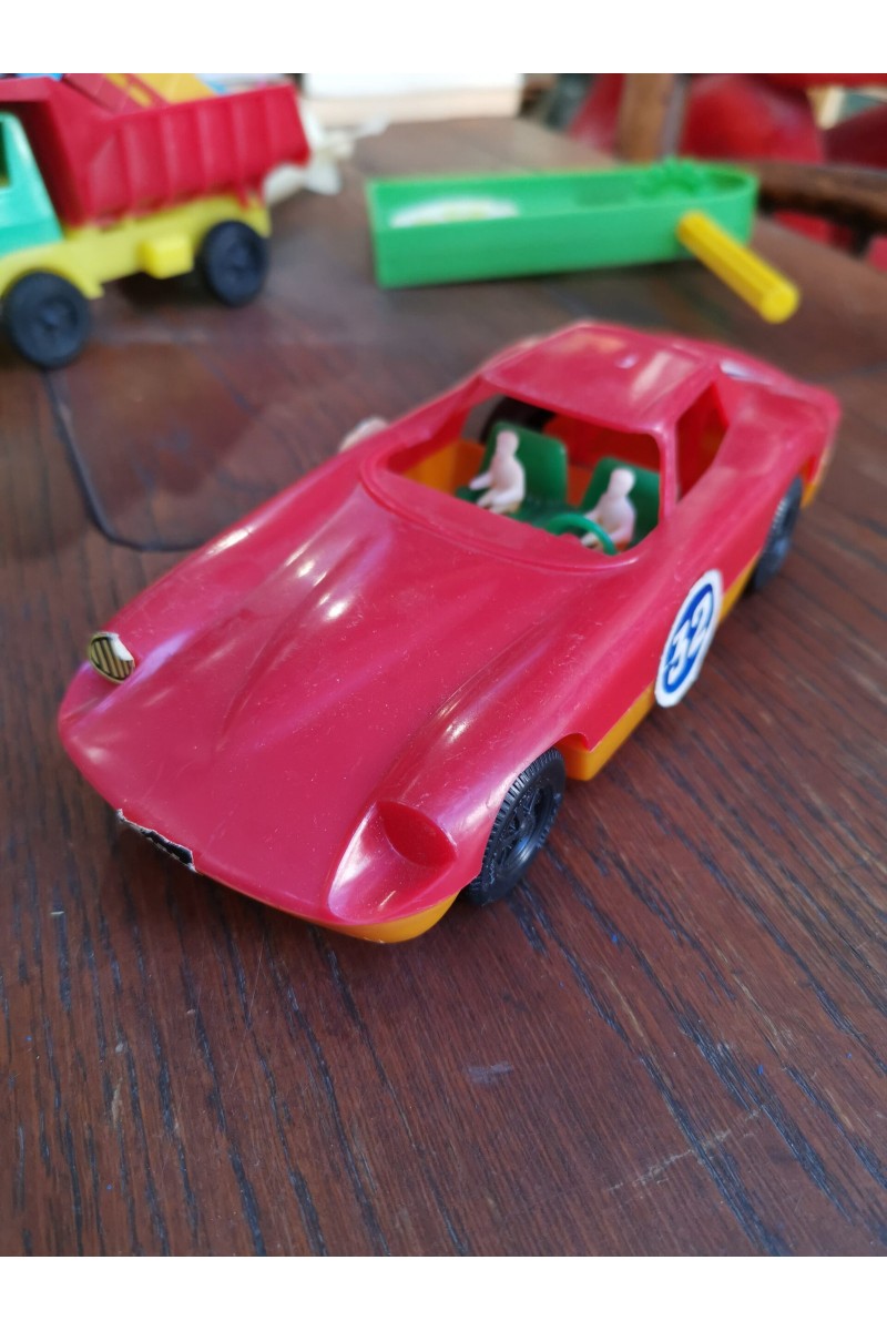 Ελληνικό Πλαστικό Παιχνίδι Αμάξι FERRARI της POLISTIL PLASTIC
