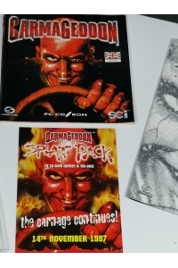 Carmageddon Splat Pack Original PC Big Box Expansion Pack w/Manual-PC CD ROM