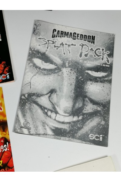 Carmageddon Splat Pack Original PC Big Box Expansion Pack w/Manual-PC CD ROM