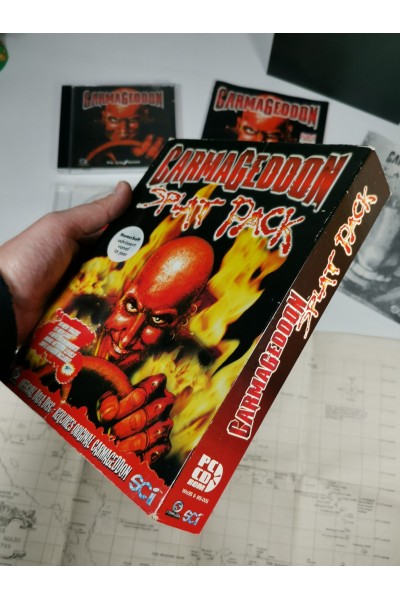 Carmageddon Splat Pack Original PC Big Box Expansion Pack w/Manual-PC CD ROM