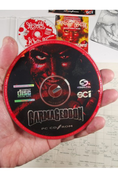 Carmageddon Splat Pack Original PC Big Box Expansion Pack w/Manual-PC CD ROM