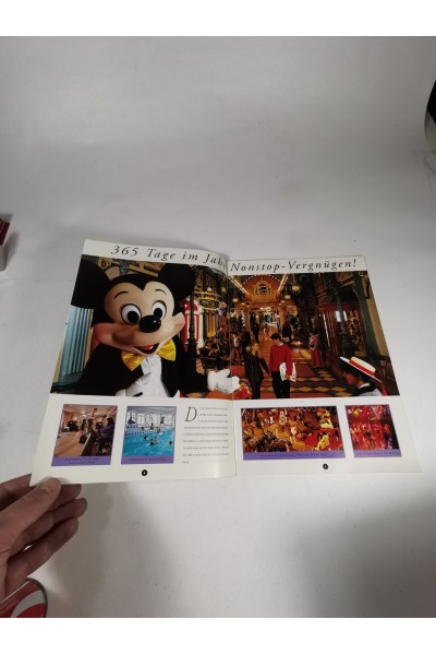 Euro Disney Holidays 1992-1993 Αυθεντικός Συλλεκτικός Οδηγός