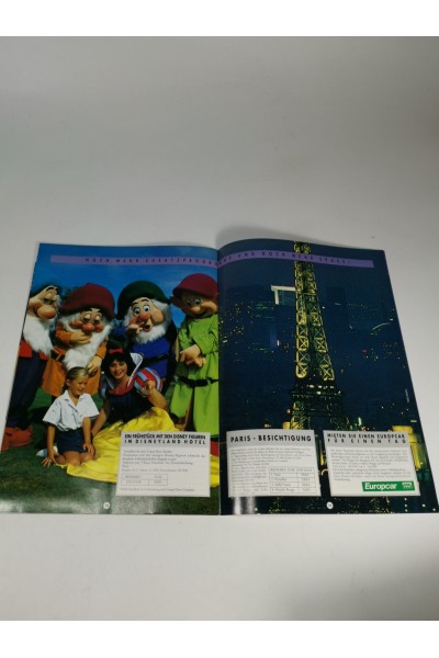 Euro Disney Holidays 1992-1993 Αυθεντικός Συλλεκτικός Οδηγός