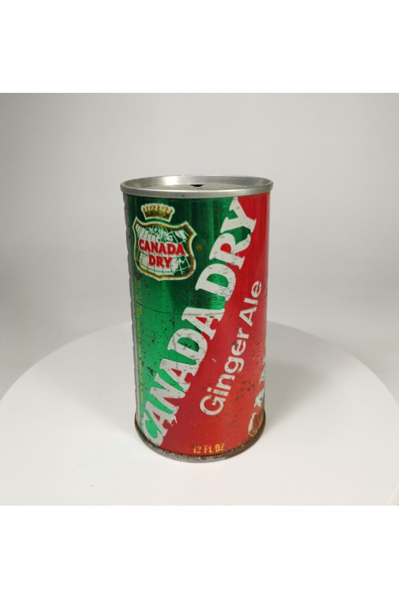 Vintage Αναψυκτικό Κουτάκι Canada Dry Ginger Ale Soda